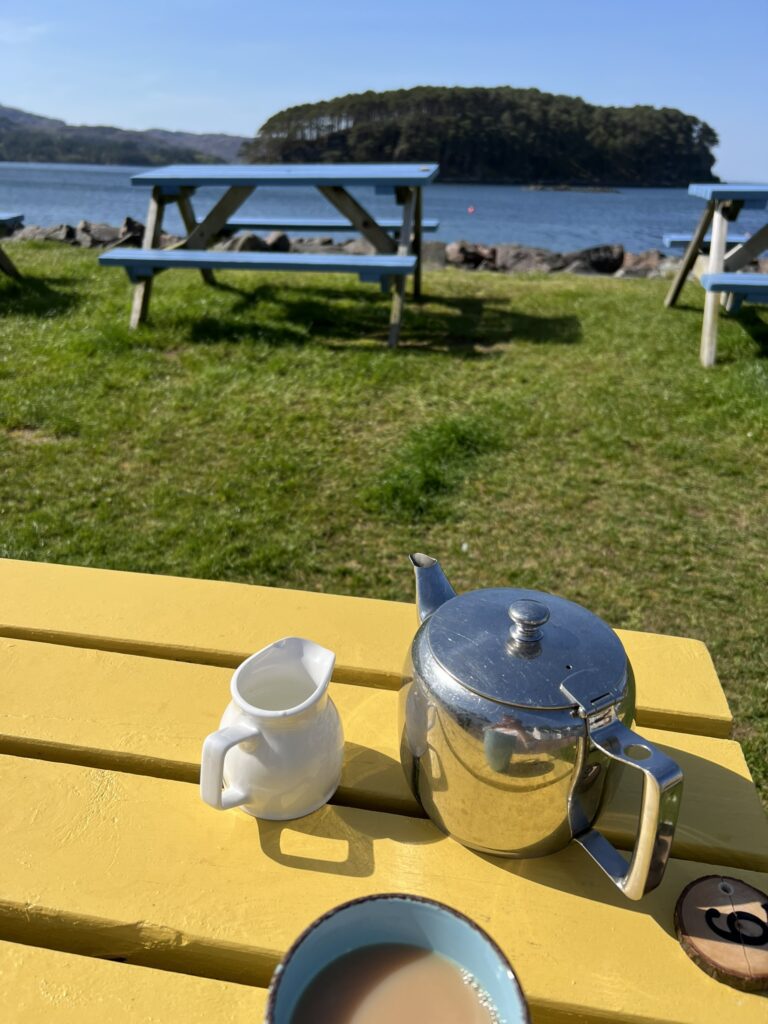 Tea stop at Sheildaig