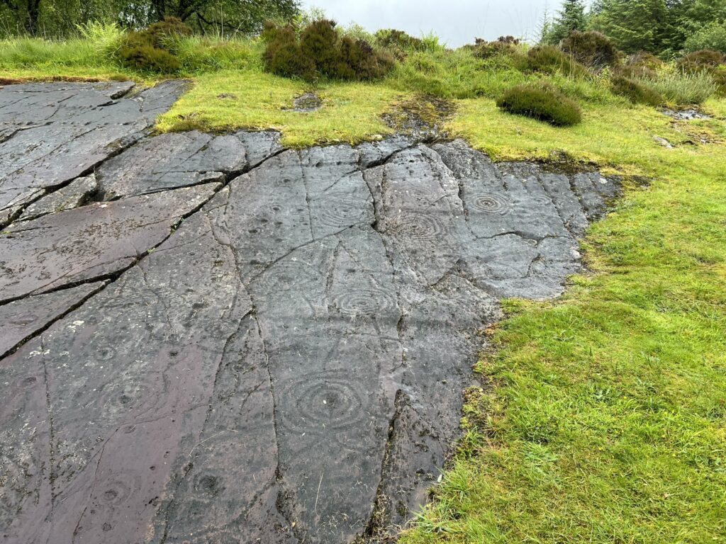 Eight spirals of Rock Art
